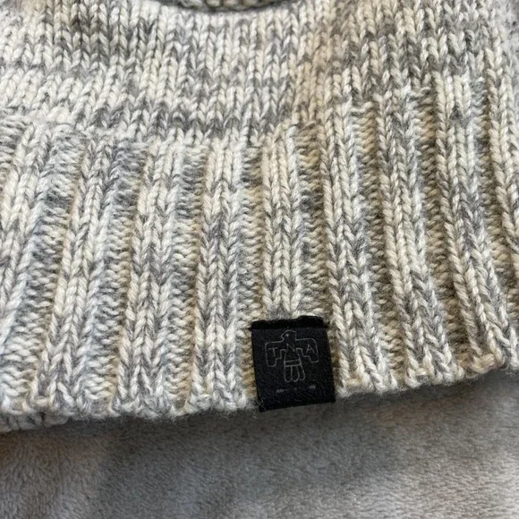 Women's TNA Aritzia Sea To Sky Lambs Wool Sweater Full Zip Cowichan Small - Picture 7 of 11